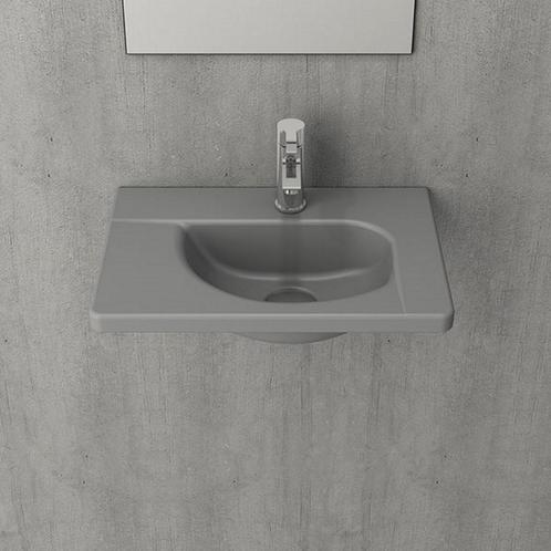 Fontein BWS 44,5x31x12,5 cm Inclusief 1 Kraangat Mat Zwart, Doe-het-zelf en Verbouw, Sanitair, Overige typen, Nieuw, Ophalen of Verzenden