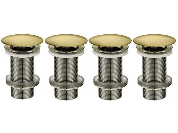 Veiling - 4x Beaux wastafelplug 1 1/4 lange schacht Lilas b, Doe-het-zelf en Verbouw, Sanitair