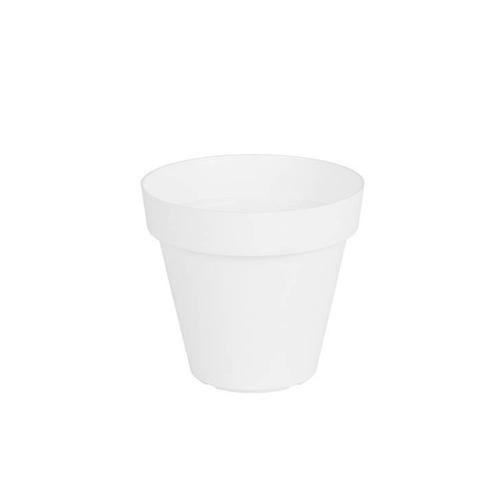 Grote bloempot voor binnen & buiten wit 60 cm x 50 cm, Tuin en Terras, Bloempotten, 40 tot 70 cm, 40 cm of meer, Rond, Nieuw, Kunststof