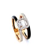 Ring - 18 karaat Roségoud -  0.33ct. tw. Diamant