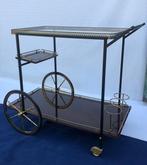 DRGM - Serveerwagen - Hout, Verguld messing - Voedselwagen
