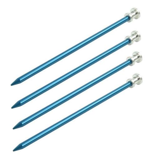 ProPlus Rotspennen met platte kop - Aluminium - 20 cm - S..., Caravans en Kamperen, Kampeeraccessoires, Nieuw, Ophalen of Verzenden