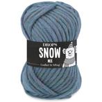 DROPS Snow / Eskimo Mix - 84 pauwblauw - Wol Garen, Hobby en Vrije tijd, Breien en Haken, Ophalen of Verzenden, Nieuw