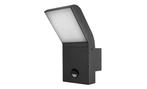 Buitenlamp Clark zwart RAL 7021 + PIR bewegingssensor | LED, Verzenden, Nieuw