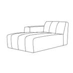 *WOONWINKEL* Chaise Longue Links Serenity 3, Verzenden, Nieuw