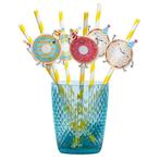 Rietjes Donut Papier 20cm, Hobby en Vrije tijd, Feestartikelen, Verzenden