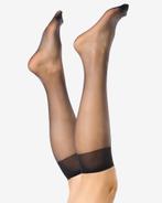 HEMA Kniekousen 15denier anti-ladder mat - 2 paar zwart, Kleding | Dames, Verzenden, Nieuw, Zwart