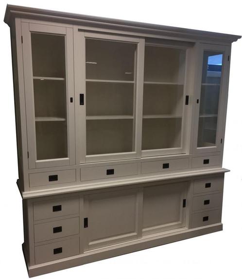 Buffetkast wit Vleuten 225cm, Huis en Inrichting, Kasten | Buffetkasten, Ophalen of Verzenden