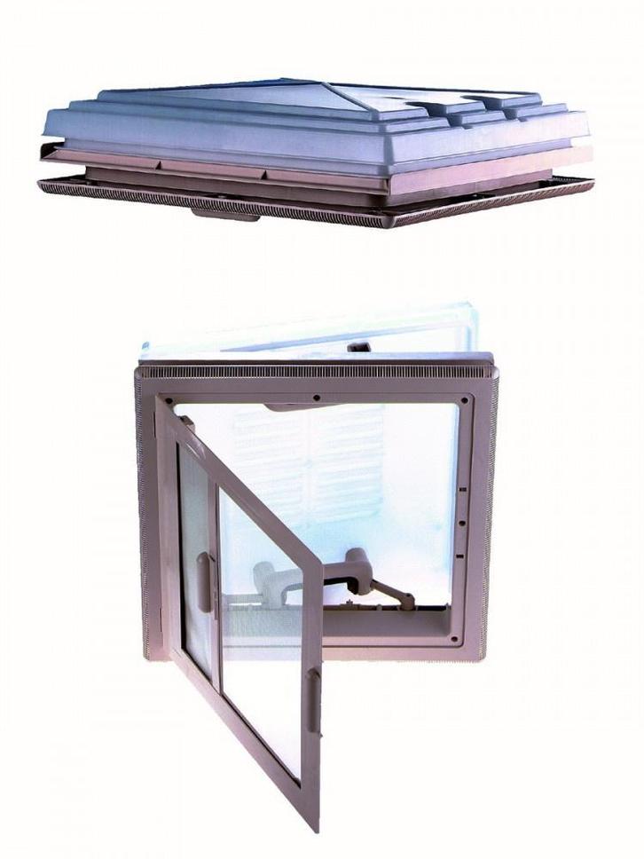 MPK Dakluik 40x40cm Wit Kader+Combirollo, Caravans en Kamperen, Kampeeraccessoires, Nieuw