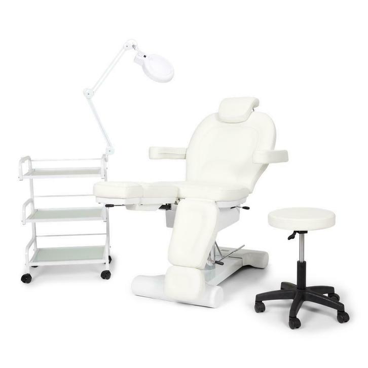 Behandelstoel | hydraulisch | trolley | loupelamp | tabouret, Witgoed en Apparatuur, Persoonlijke-verzorgingsapparatuur, Overige typen