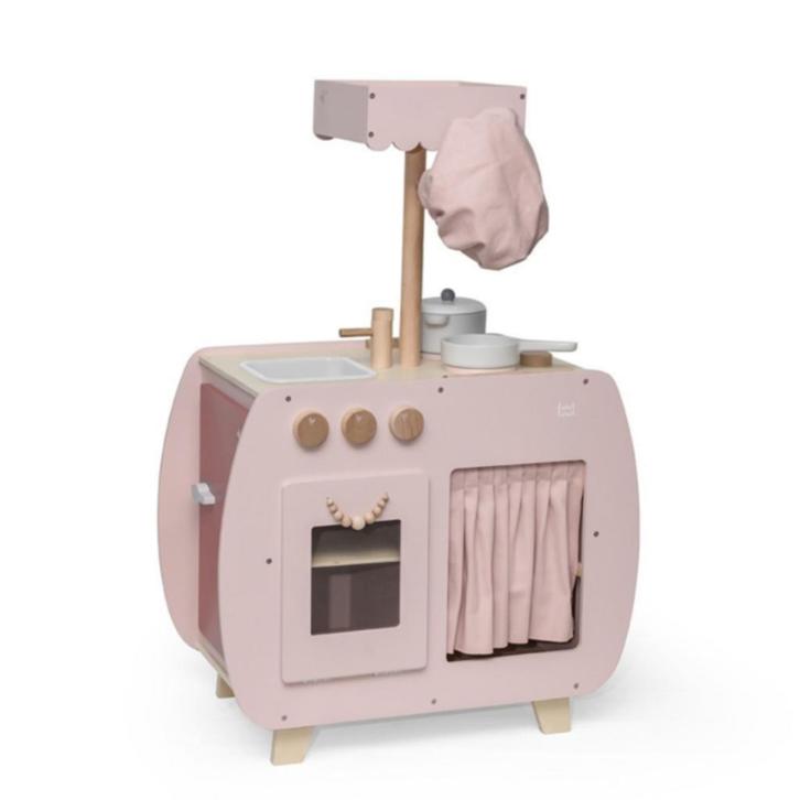 Houten speelkeuken Bistro in roze – stijlvolle kinderkeuk., Kinderen en Baby's, Speelgoed | Houten speelgoed, Nieuw, Ophalen of Verzenden