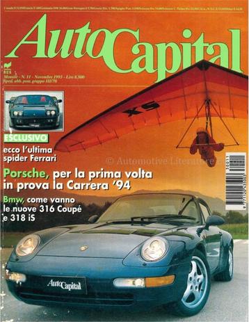 1993 AUTOCAPITAL MAGAZINE 11 ITALIAANS beschikbaar voor biedingen