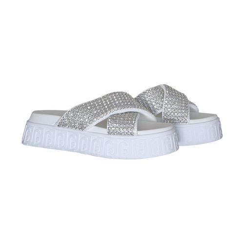 Liu Jo • witte sandalen met strass • 36, Kleding | Dames, Schoenen, Wit, Nieuw, Verzenden
