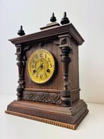 Pendule - Brons, Hout, Messing - 1920-1930, 1900-1910, Antiek en Kunst, Antiek | Klokken