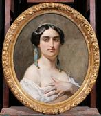 Victor Chavet (1822-1906) - Portrait of a Provençal woman