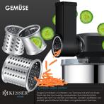 KESSER® 3-in-1 keukenmachine - Kneedmachine - 5,5L - Zwart, Witgoed en Apparatuur, Keukenmixers, Verzenden, Zo goed als nieuw