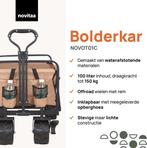 2dekans | Novitaa Bolderkar Opvouwbaar - Sterk Frame -, Caravans en Kamperen, Bolderkarren, Ophalen of Verzenden, Gebruikt