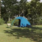 vidaXL Tent met dak Blauw 370 x 230 x 185 cm Polyester en, Caravans en Kamperen, Tenten, Verzenden, Nieuw