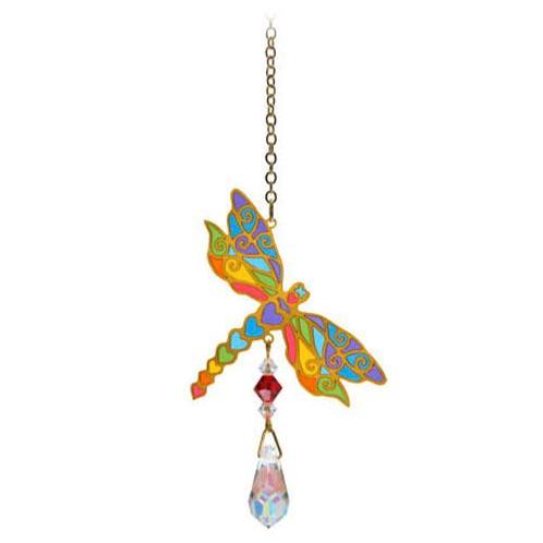 Suncatcher/Zonvanger/Zonnevanger - Libelle Regenboog - Cryst, Huis en Inrichting, Woonaccessoires | Overige, Nieuw, Ophalen of Verzenden