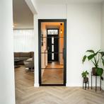 Stalen Binnendeur - 4 Vlaks - Helder glas, Doe-het-zelf en Verbouw, Deuren en Horren, Minder dan 80 cm, Binnendeur, Nieuw, Metaal