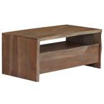 vidaXL Salontafel met natuurlijke rand 90x50x40 cm, 50 tot 100 cm, Verzenden, Nieuw, 50 tot 100 cm