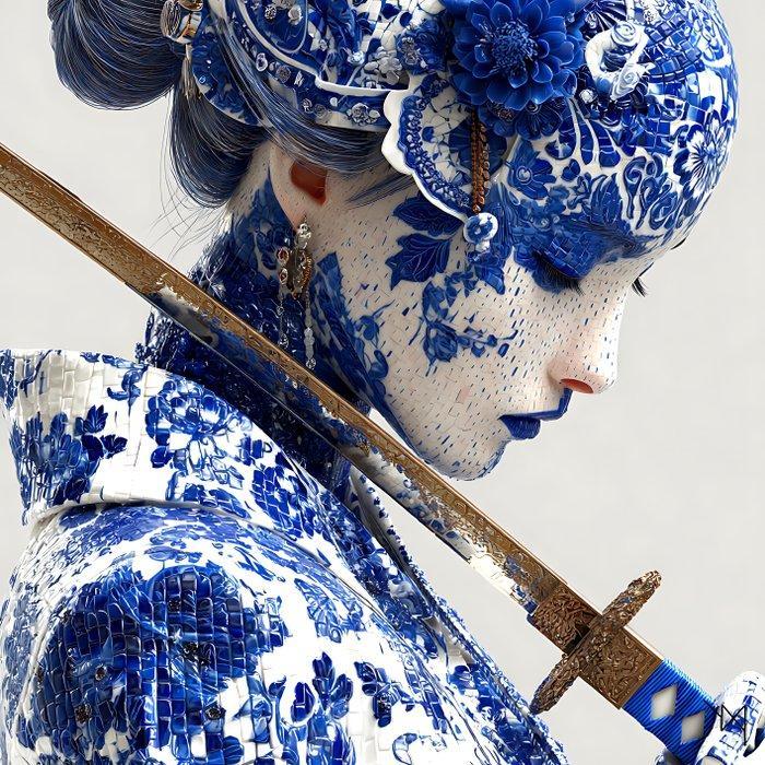 NYX - Porcelaine Élégance katana, Antiek en Kunst, Kunst | Designobjecten