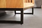 Massief houten boekenkast CUBUS 190 cm acaciahoningafwerking, Ophalen of Verzenden, Nieuw