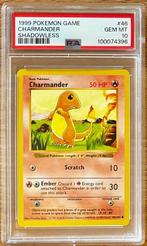 Pokémon - 1 Graded card - Shadowless - Charmander - PSA 10, Hobby en Vrije tijd, Verzamelkaartspellen | Pokémon, Nieuw