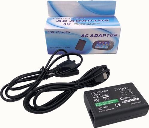 AC Oplader voor PlayStation Vita | Inclusief USB-kabel |, Spelcomputers en Games, Spelcomputers | Sony PlayStation Vita