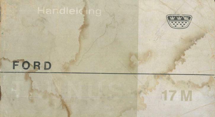 1964 Ford Taunus 17m Instructieboekje Handleiding Nederlands, Auto diversen, Handleidingen en Instructieboekjes, Verzenden