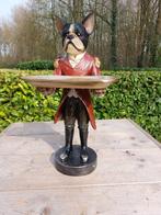 Beeld, french buldog as budhler with plateau - 50 cm -