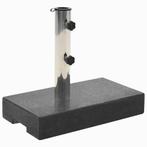 vidaXL Parasolvoet rechthoekig 25 kg graniet zwart, Verzenden, Nieuw, Minder dan 1 meter, Parasolvoet