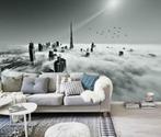 Vlies fotobehang Skyline Dubai in de mist -, Huis en Inrichting, Verzenden
