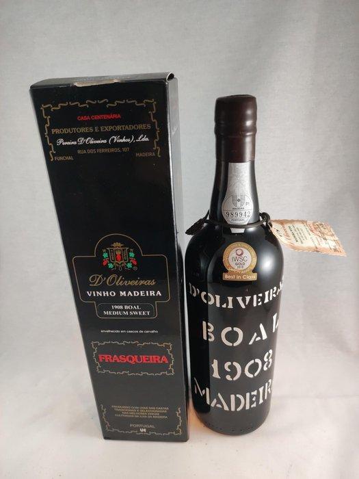 1908 Madeira DOliveiras Boal Frasqueira - Madeira - 1 Fles, Verzamelen, Wijnen