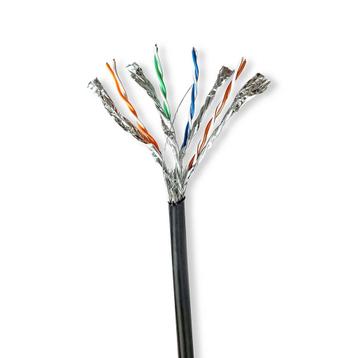 CAT7 buitenkabel | S/ FTP PE kabel vaste koperkern 100 m. beschikbaar voor biedingen