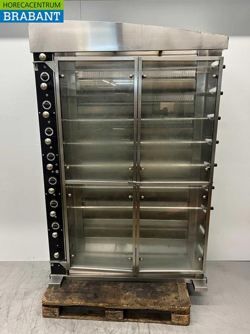 RVS Sofinor Verticale Kippengrill Grill 7 spiezen GAS/230V, Zakelijke goederen, Horeca | Keukenapparatuur, Gebruikt, Ophalen of Verzenden