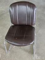 Fauteuil - Chroom, Synthetisch leder - Verchroomde metalen
