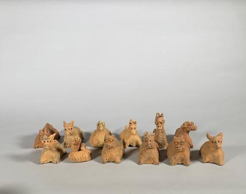 Terracotta Oude Chinese, Han-dynastie 12-dierenriem - 9 cm, Antiek en Kunst, Antiek | Overige Antiek