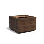 Bamboe plantenbak 120x120x85cm - Met bodem, 100 cm of meer, Vierkant, Nieuw, 60 cm of meer