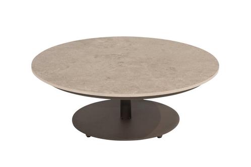 4 Seasons Outdoor Boaz koffietafel - terre/keramiek -  Ø80, Tuin en Terras, Tuintafels, Nieuw, Overige materialen, Rond, Verzenden