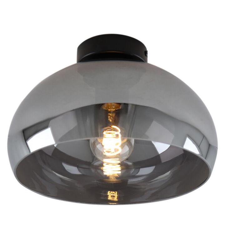 Moderne plafonnière grijs, Arif, Huis en Inrichting, Lampen | Plafondlampen, Nieuw, Glas, Ophalen of Verzenden