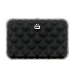 Ogon Designs Quilted Button Dames Kaarthouder RFID Zwart, Sieraden, Tassen en Uiterlijk, Portemonnees, Verzenden, Nieuw, Zwart