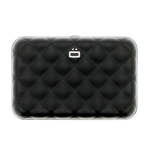 Ogon Designs Quilted Button Dames Kaarthouder RFID Zwart, Sieraden, Tassen en Uiterlijk, Portemonnees, Zwart, Nieuw, Overige merken