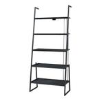 Staand rek Storfjord ladderplank 183,5x80x40 cm zwart [en.ca, Huis en Inrichting, Woonaccessoires | Wandplanken en Boekenplanken