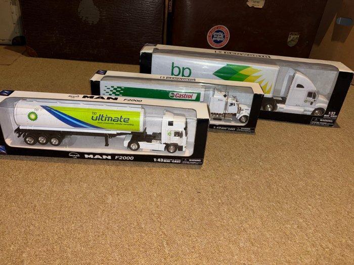 MAN 1:43 e 1:32 - Model vrachtwagen (3) - MAN F2000;, Hobby en Vrije tijd, Modelauto's | 1:5 tot 1:12