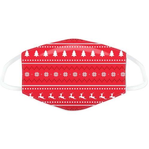 Mondkapje - kerst rood met kerstfiguurtjes NIEUW, Diversen, Verpleegmiddelen, Nieuw, Ophalen of Verzenden