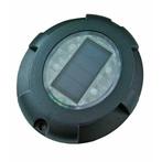 Solar LED grondspot extra sterk Shield zwart aluminium spot, Tuin en Terras, Nieuw, Minder dan 50 watt, Led, Kunststof