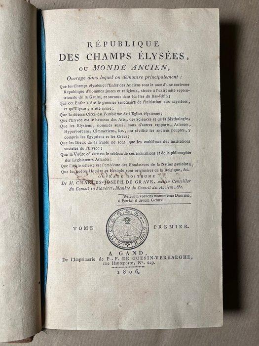 Charles-Jospeh de Grave (1736-1805) - République des, Antiek en Kunst, Antiek | Boeken en Bijbels
