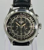 ED. Heuer & Co. - Stahl Chronograph - schwarzes Gilt, Nieuw