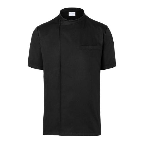GGM Gastro | KARLOWSKY | Korte Mouw Kokshemd - Zwart - maat:, Kleding | Heren, T-shirts, Zwart, Maat 46 (S) of kleiner, Nieuw